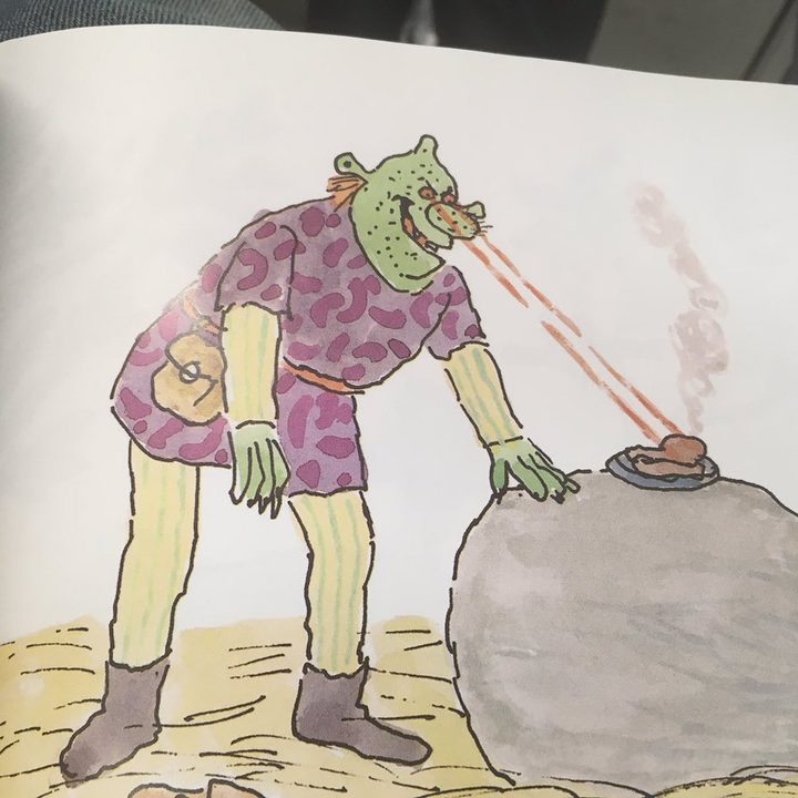 Una imagen del libro "Shrek!" de William Steig