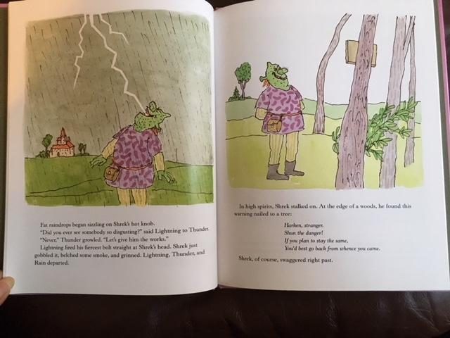 Un fragmento del libro Shrek! de William Steig