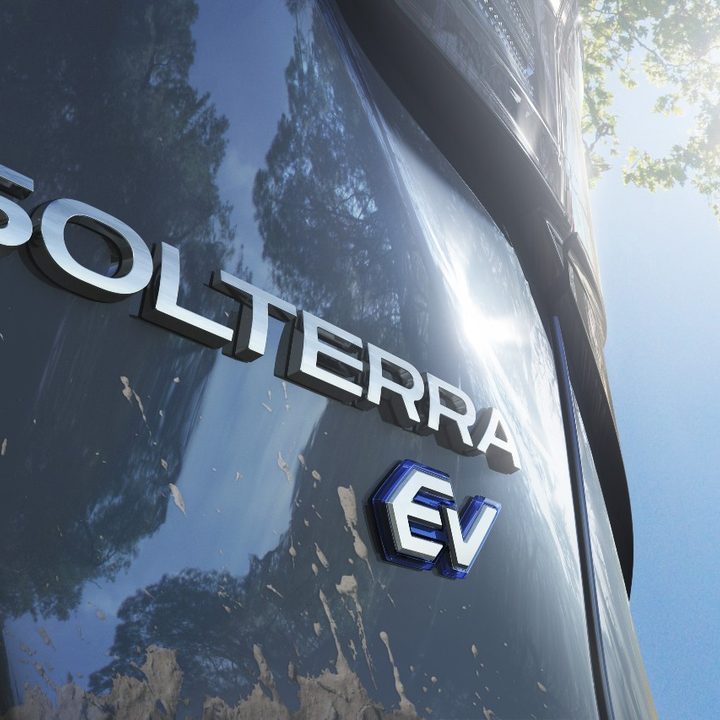 Subaru Solterra EV badge