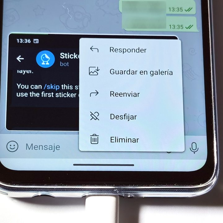 Cómo fijar mensajes en un chat de Telegram