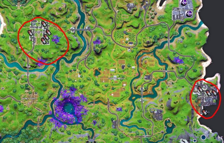 Guía Fortnite latas de aerosol