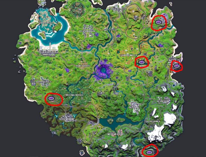 Guía Fortnite ovnis