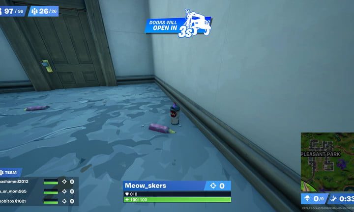 Guía Fortnite latas de aerosol