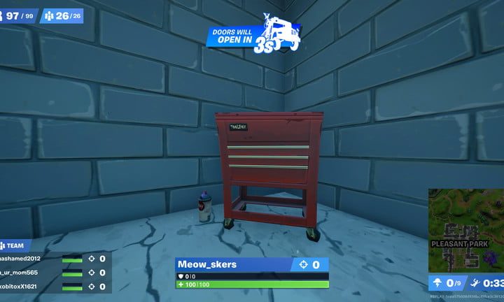 Guía Fortnite latas de aerosol