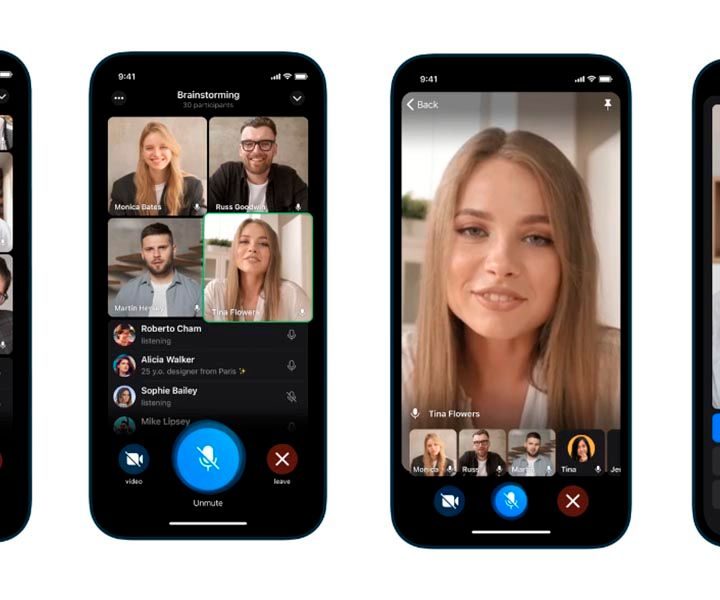 Telegram videollamadas grupales