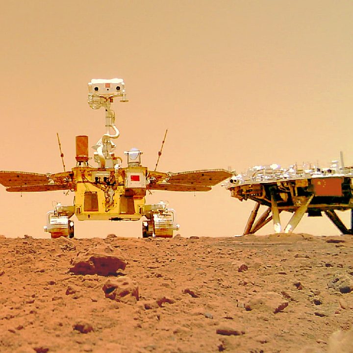 Selfie china en Marte