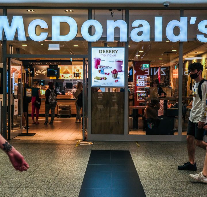 Un local de McDonald's en Polonia.