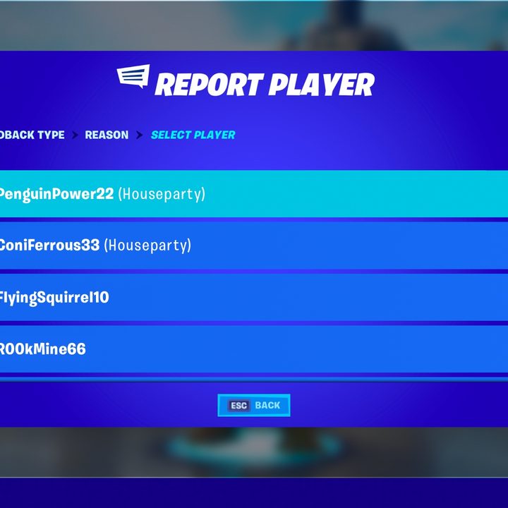 Modo Fortnite en Houseparty