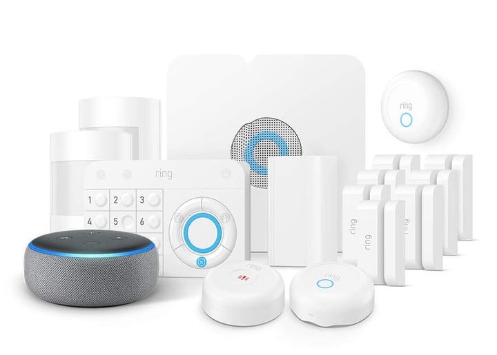 Componentes de un sistema de seguridad para el hogar para comparar las marcas Vivint vs. Ring