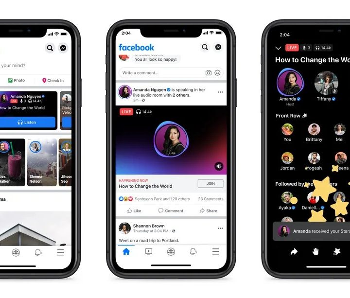 Facebook Live Audio Rooms