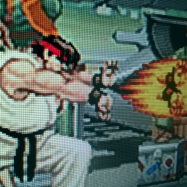 Street Fighter II hadouken rojo