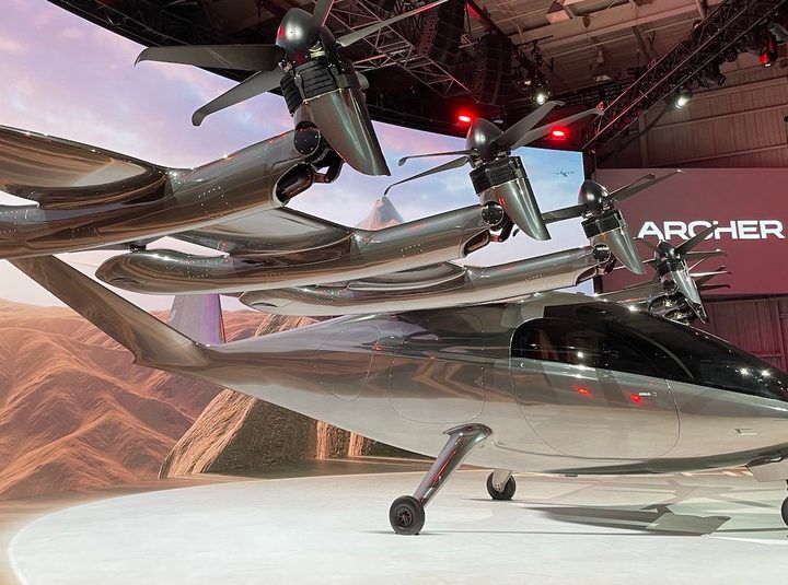 Taxi volador eléctrico de Archer