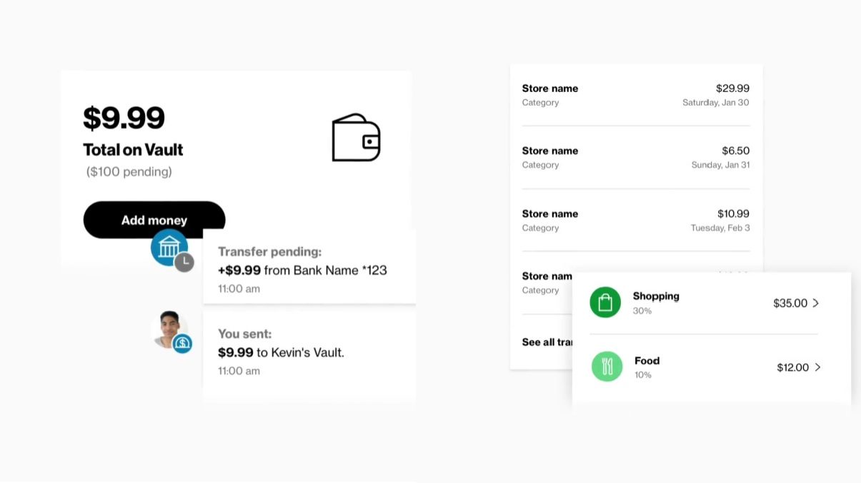 Una imagen de la app Verizon Family Money
