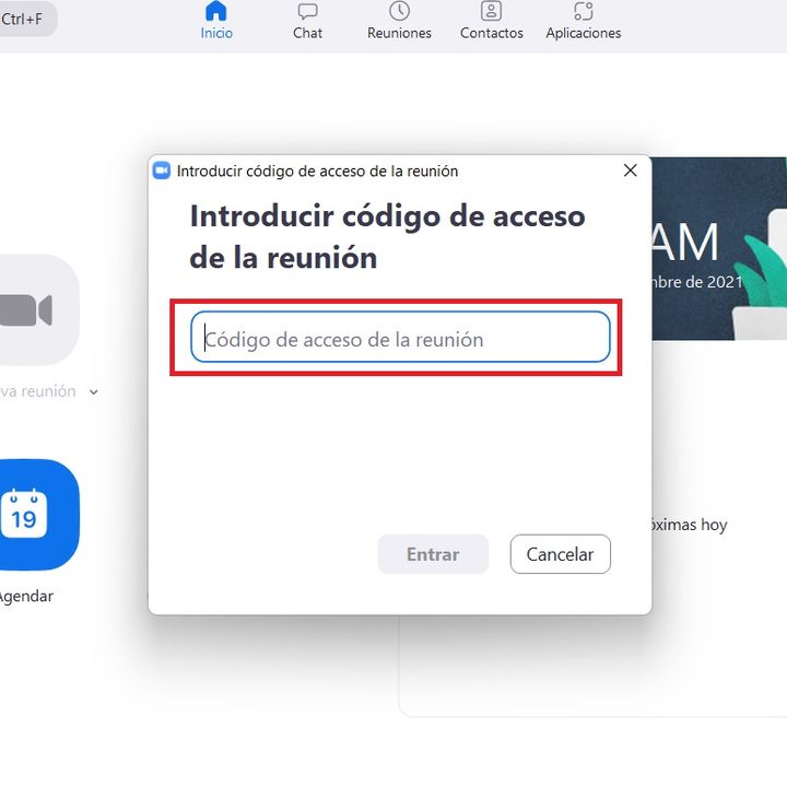 Cómo entrar a una reunión de Zoom