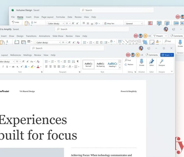 Nuevo diseño Microsoft Office