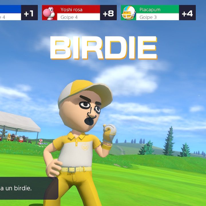 Una imagen de Mario Golf: Super Rush