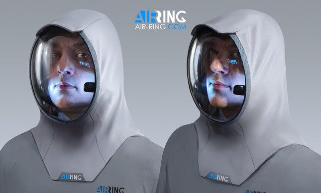 Esta mascarilla lanza aire puro y filtrado todo el día