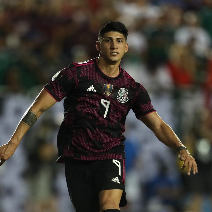Alan Pulido de México en la Copa Oro 2021
