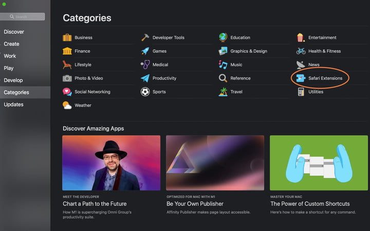 Extensiones de Safari en la App Store