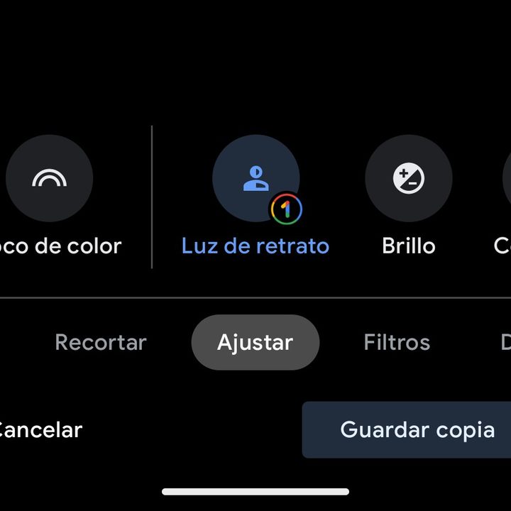 funciones de edición de Google Fotos