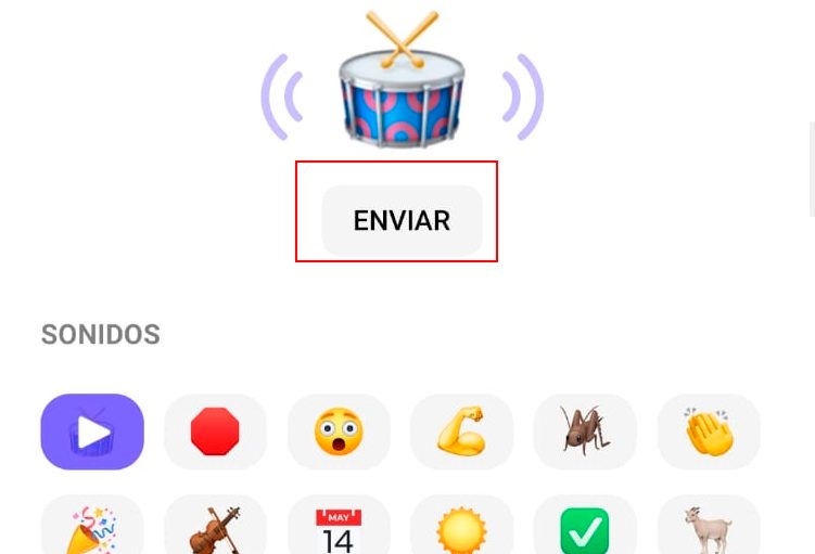 como enviar emojis sonido messenger facebook audio 03