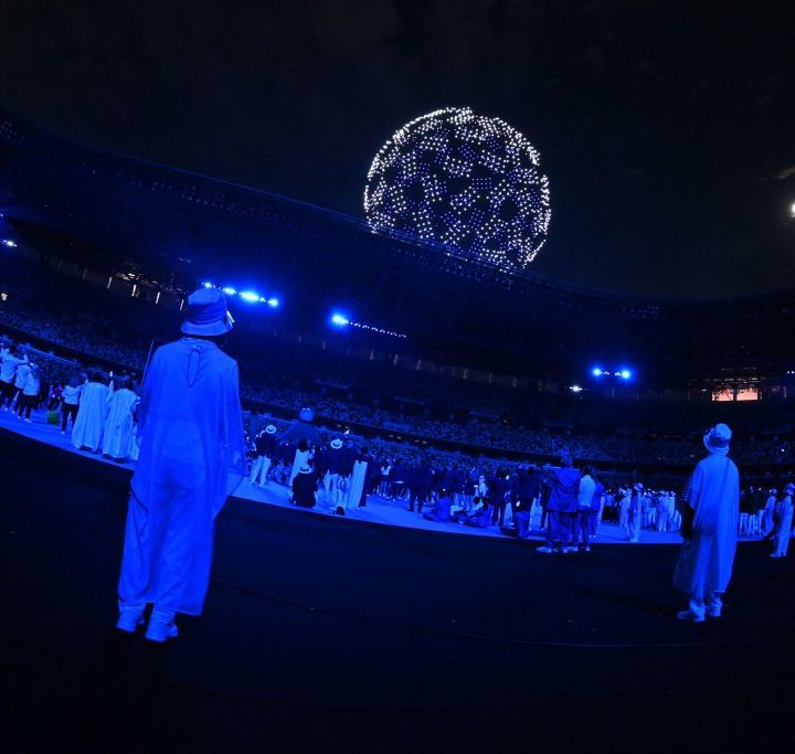 Tokyo 2020 impacta con show aéreo de 1824 drones