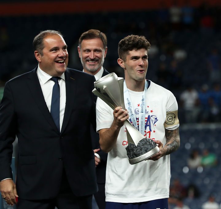 Una imagen del futbolista estadounidense Christian Pulisic