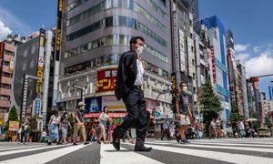 Tokio, a punto de doblar el número de contagios en una semana