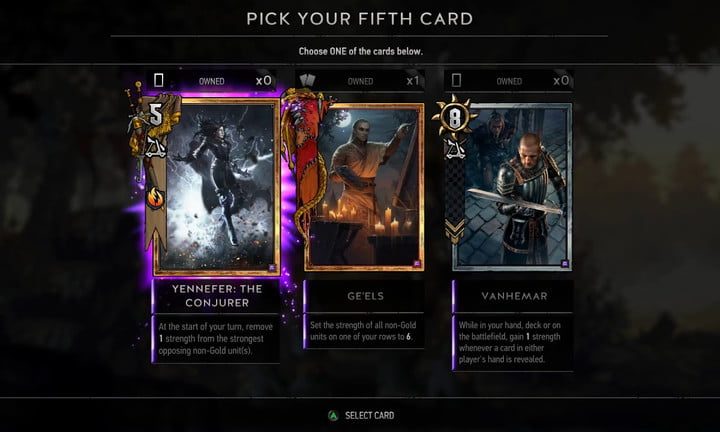 GWENT, frame de uno de los mejores juegos gratis en Steam