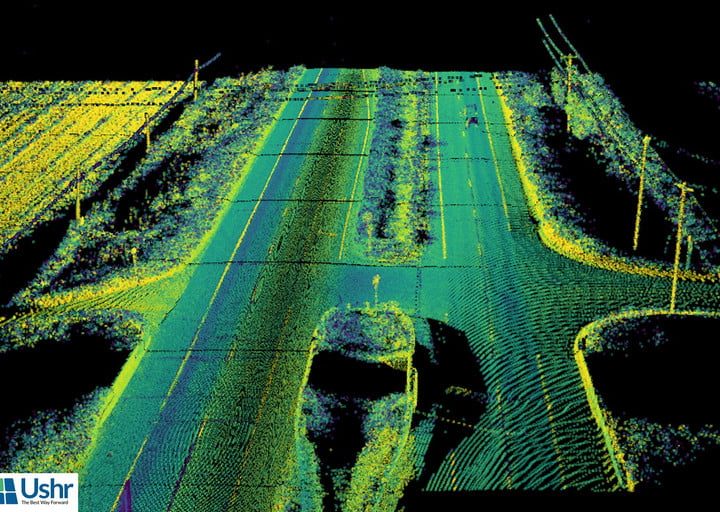 Mapa creado a partir de sensores LiDAR. Aprendiendo qué es la tecnología LiDAR