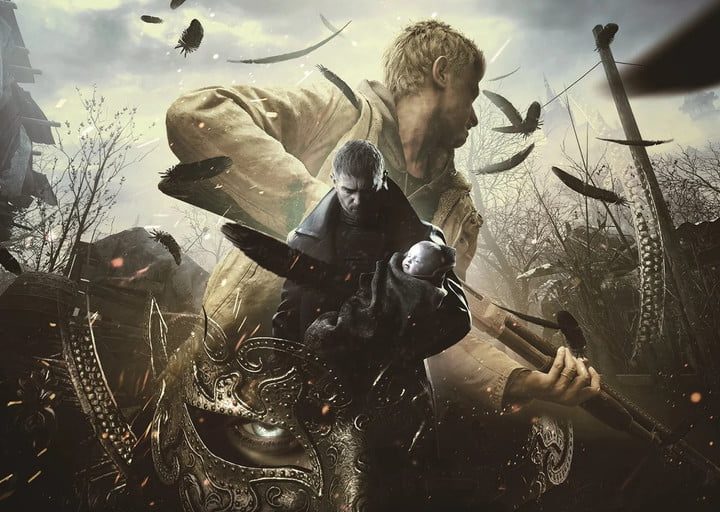 Poster promocional de Resident Evil Village: Mercenarios