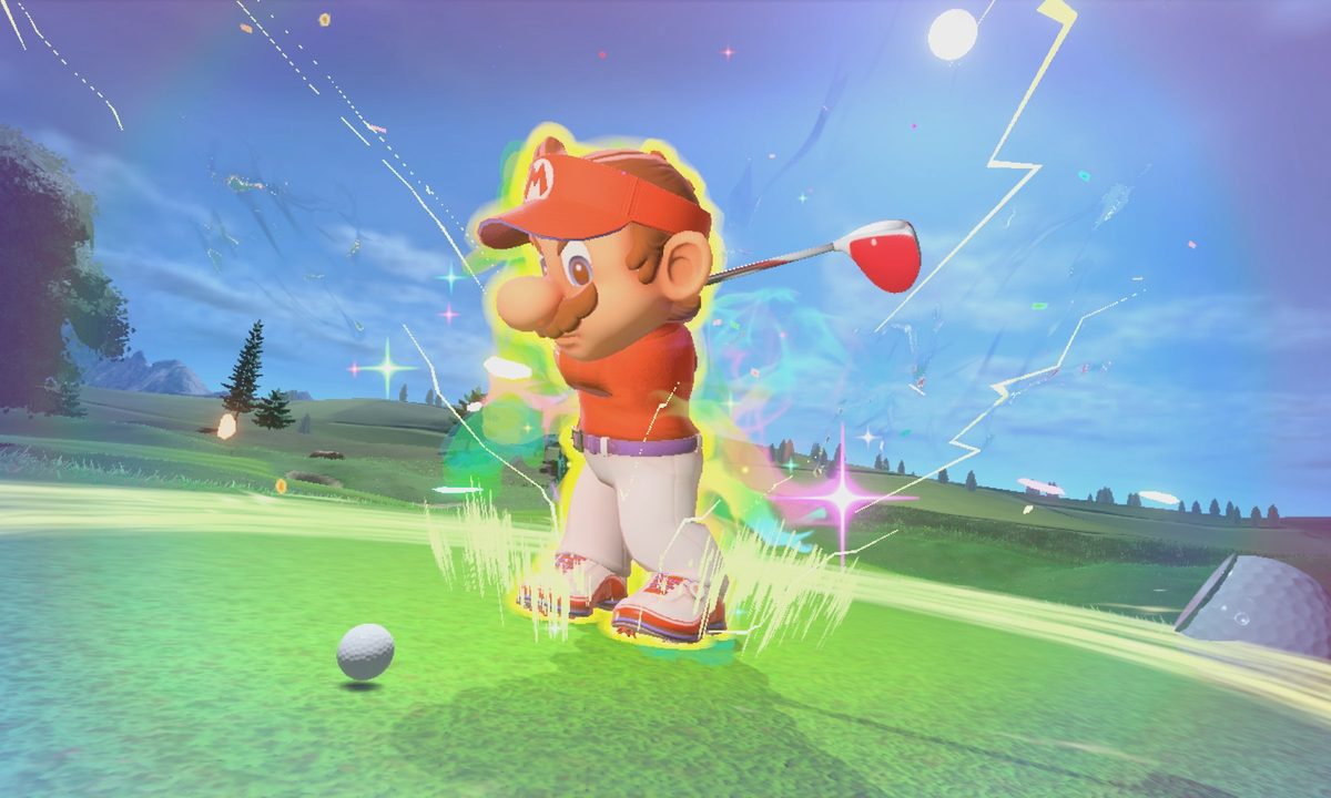 Una imagen de Mario Golf: Super Rush