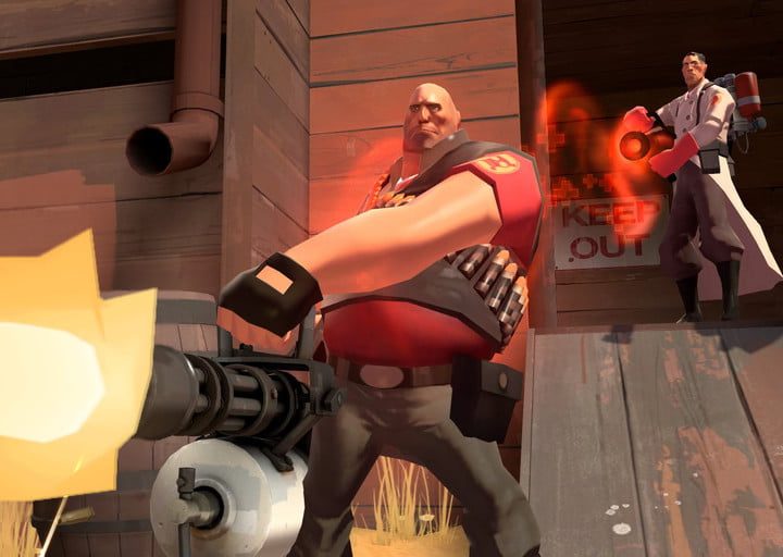 Team Fortress 2, frame de uno de los mejores juegos gratis en Steam