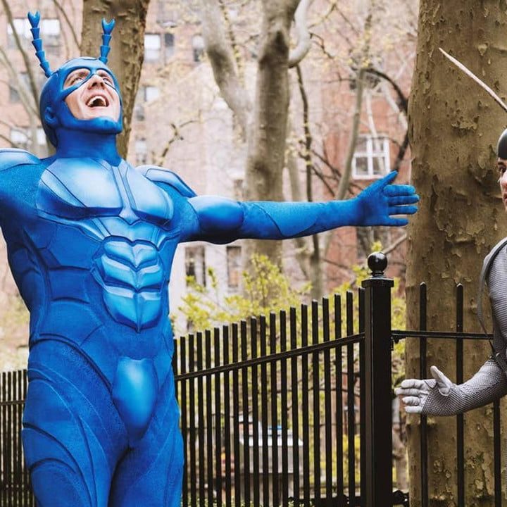 Escena de la serie The Tick