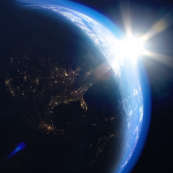 Imagen de la Tierra vista desde el espacio