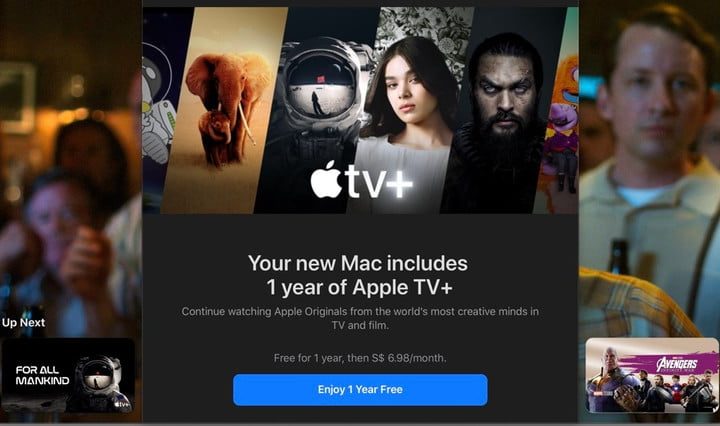 Pantalla final de suscripción a Apple TV+