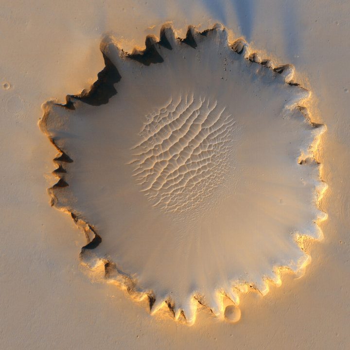 Cráter Victoria de Marte