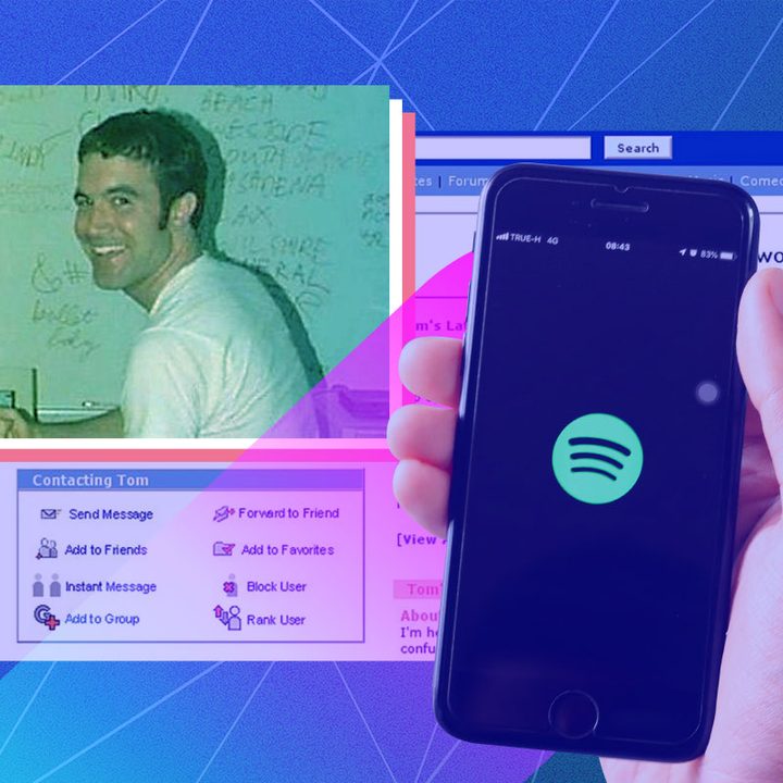 Una imagen de la red social MySpace