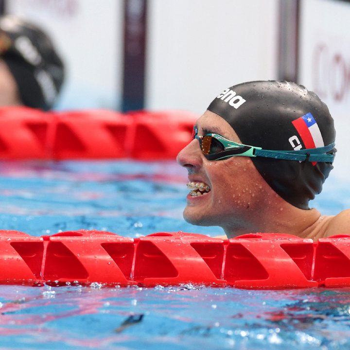El nadador chileno Alberto Abarza