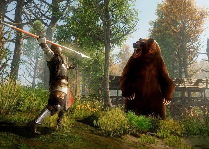 Una imagen del videojuego New World de Amazon Games