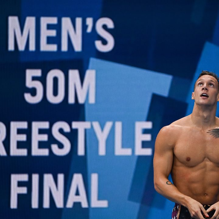 El nadador estadounidense Caeleb Dressel