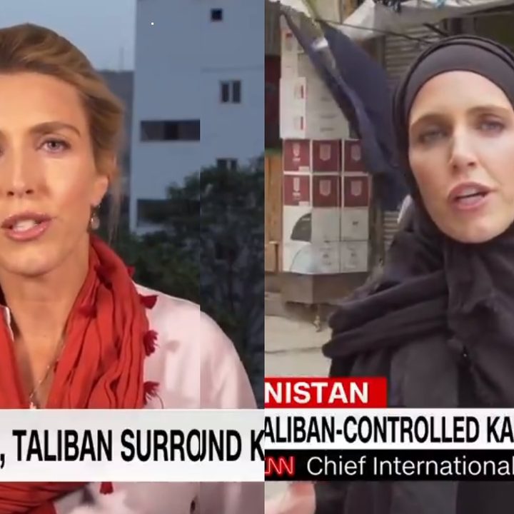 La periodista estadounidense Clarissa Ward ha reporteado desde las calles de Kabul.