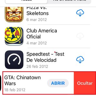Como ocultar apps en iPhone