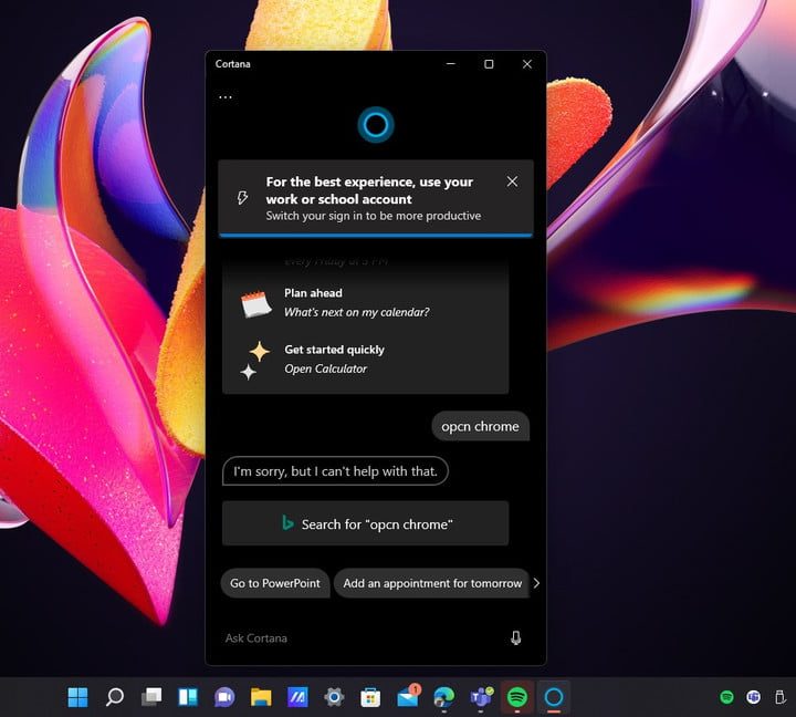 La herramienta de edición del registro se abre en Windows 11 para aprender cómo desactivar Cortana
