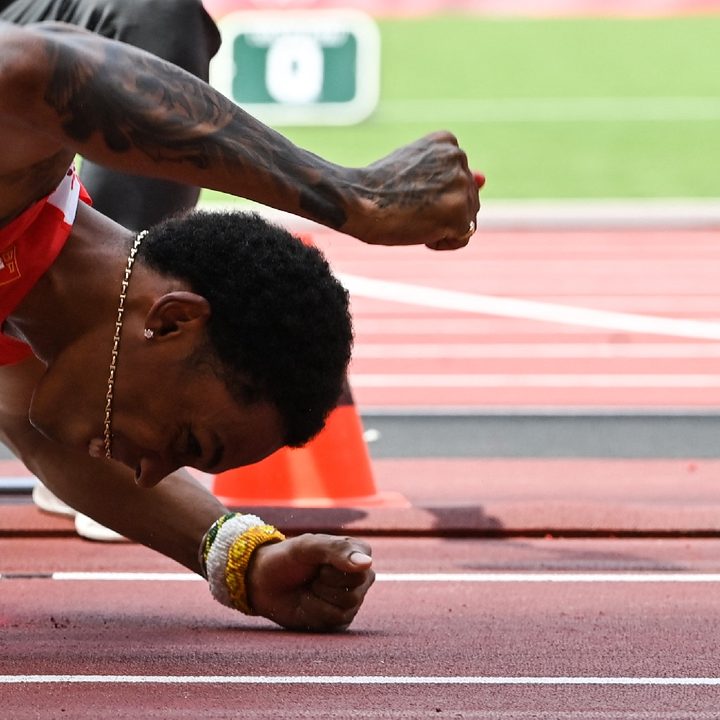 El saltador cubano Juan Miguel Echevarría