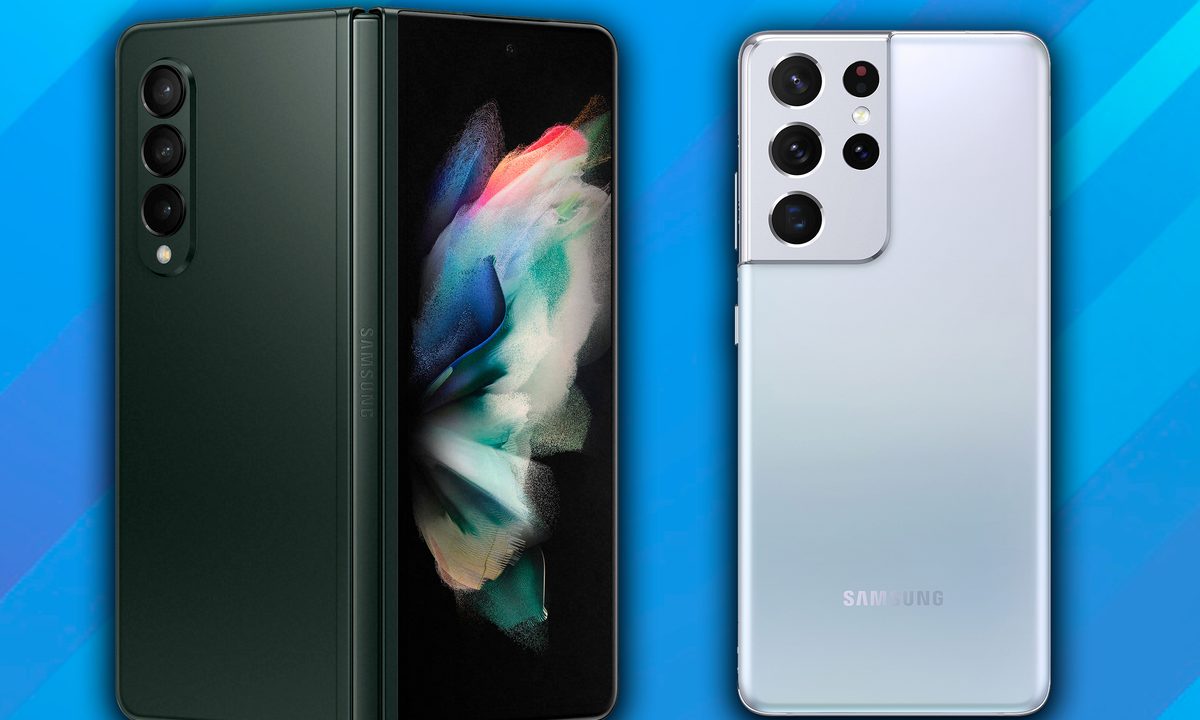 comparativa samsung galaxy z fold 3 s21 ultra