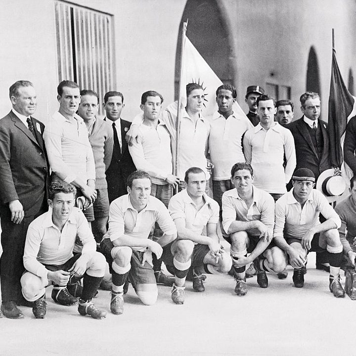 La selección de fútbol de Uruguay que se coronó en los Juegos Olímpicos de París de 1924