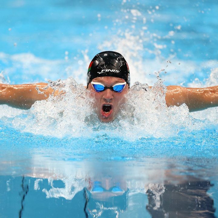 El nadador paralímpico Ihar Boky