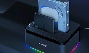 Inatech RGB Hard Drive Docking Station, uno de los mejores gabinetes para disco duro externo