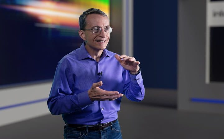 Ejecutivo de Intel en una presentación de nuevos proyectos